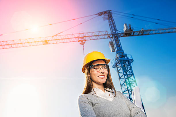 istock Woman civil engineer or architect 615733198