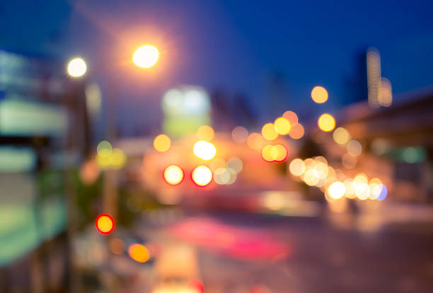 istock abstract bokeh background. Festive defocused lights. 615735454