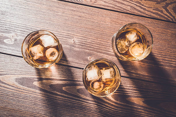 istock Glasses of whiskey 615738542