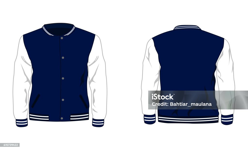 Sport Varsity Jacket Stock Illustration - Download Image Now - Letterman  Jacket, Jacket, Baseball - Sport - iStock