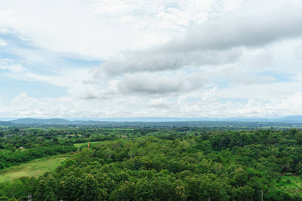 istock Dam at thailand and  nature view area in dam 615742886