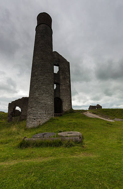 istock Chimney and Derelict Building at Magpie Mine 615746620