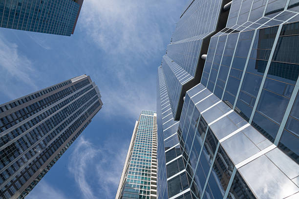 istock Skyline of city skyscrapers 615749292