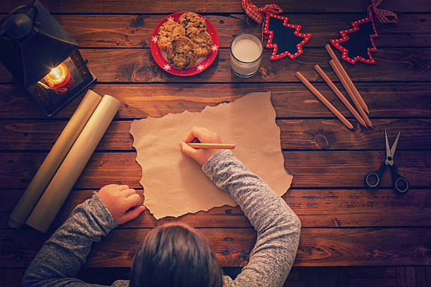 istock Writing to Santa Claus 615793526