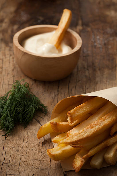 istock fries french sour cream still life 615793896
