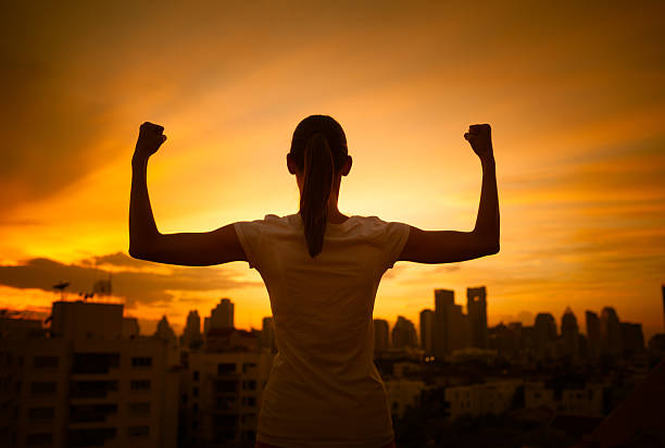 istock Strong confident women in the city 615793928