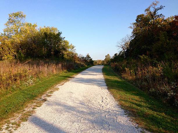 istock Long Gravel Trail 615795020