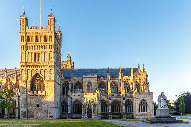 istock Old center of Exeter (Devon) 615801930