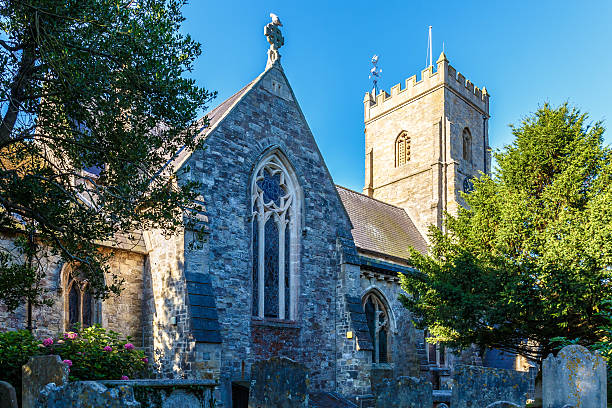 istock Center of Exmouth city in Devon 615802942