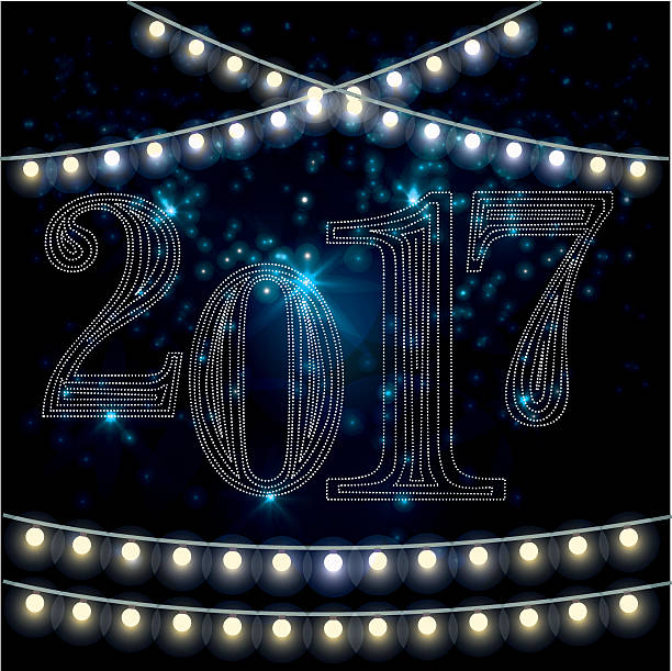 istock the coming of the new 2017 and Christmas 615804542