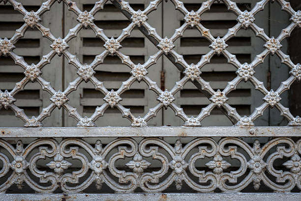 istock Window grill in Toulouse 615805470