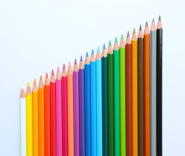 istock Abstract background from color pencils 615805772