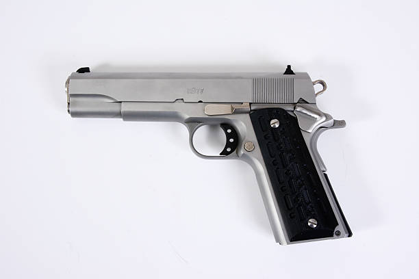 istock Stainless Steel Pistol 615807326