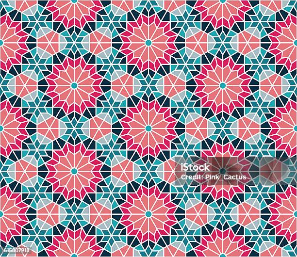 Moroccan Seamless Pattern Stock Illustration - Download Image Now - Pattern, Islam, Arabic Style