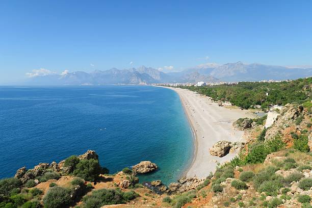 istock The Konyaalti Beach in Antalya with the Taurus Mountains 615808218