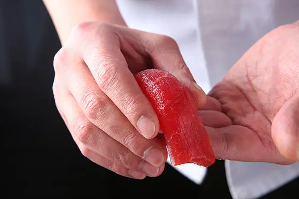 Image of making Sushi 