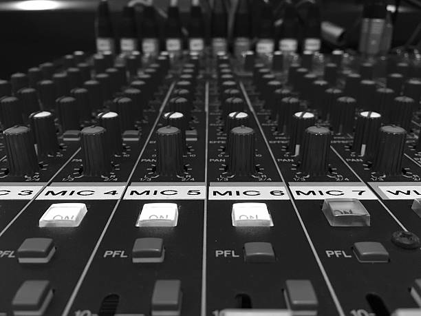 istock Sound music mixer 615814786