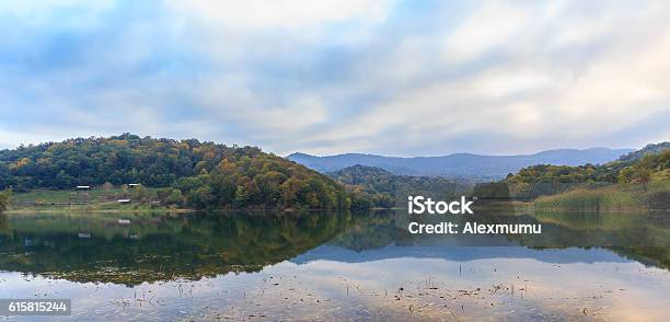 Lake Chenlibel In Early Autumngubaazerbaijan Stock Photo - Download Image Now - Autumn, Autumn Leaf Color, Azerbaijan