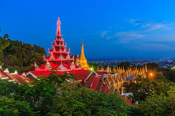 istock Mandalay city, Mandalay Hill 615815278