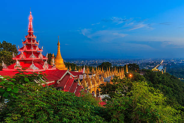 istock Mandalay city, Mandalay Hill 615815410