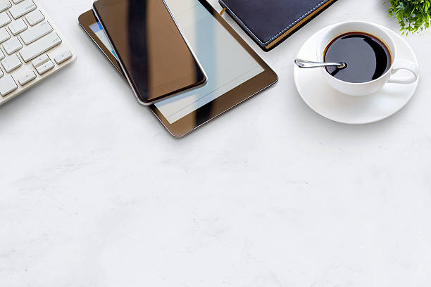 Office work desk and office supplies devices
