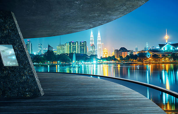 istock Kuala Lumpur city night night scene. 615817762