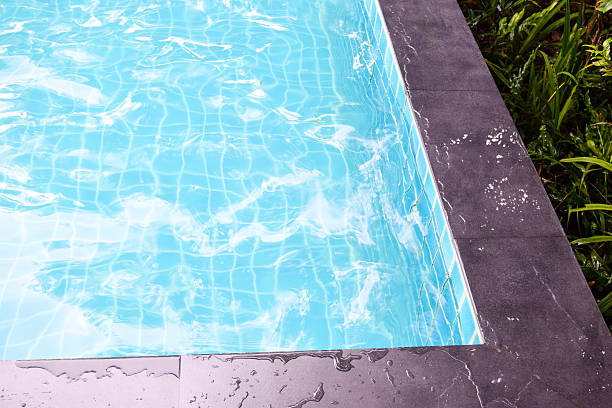 istock Corner of Hotel swimming pool 615818100