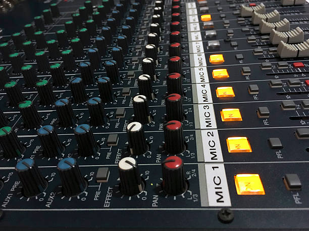 istock Sound music mixer 615825014