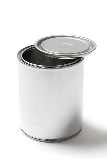 istock Metal Paint Can with a Clipping Path 615825664