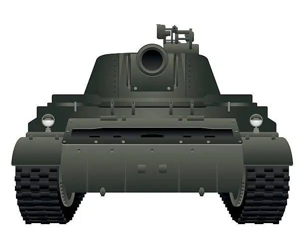 Vector illustration of Tank