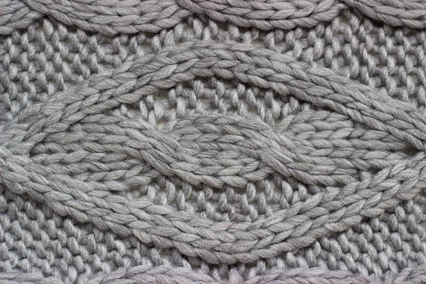 istock Detail of knitter material - texture 615831556