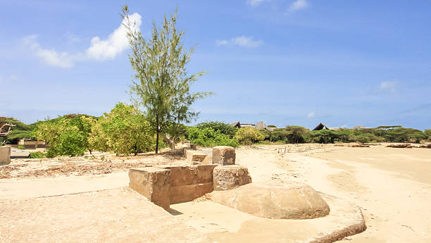 Indian ocean shore of Manda island near Lamu town Indian ocean shore of Manda island near Lamu town in Kenya. Eastern Africa xxi stock pictures, royalty-free photos & images