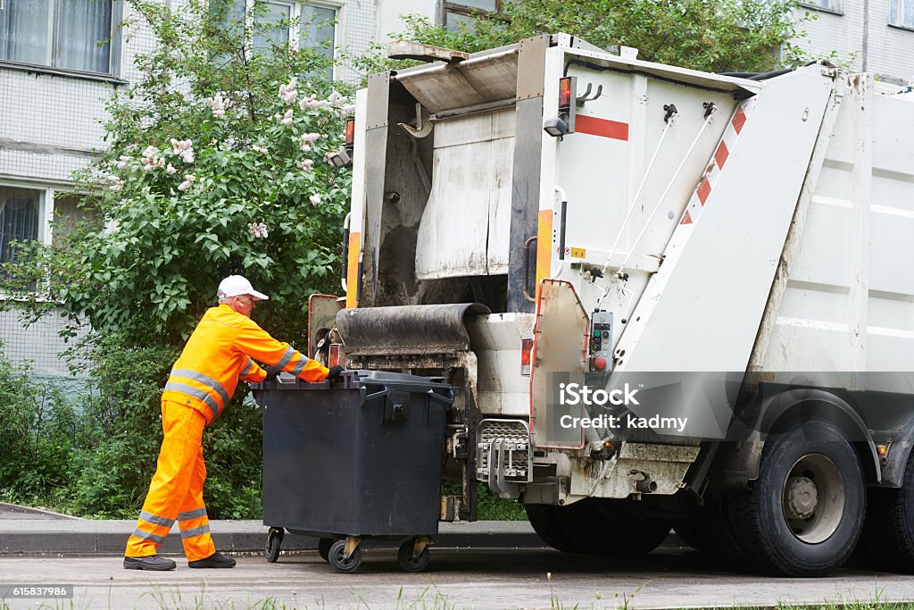 Urban recycling Abfall und Müll-services - Lizenzfrei Müllauto Stock-Foto