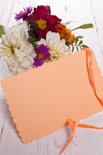 istock autumn flowers and card for your text 615839606