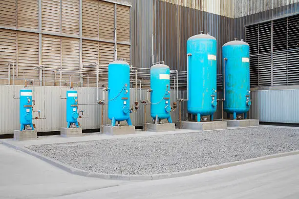 Compressor station in the industry