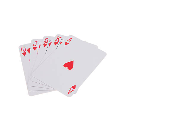 istock The winning hand in poker 615883328