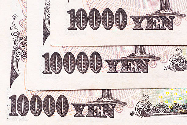 istock Japanese yen banknotes 615883580
