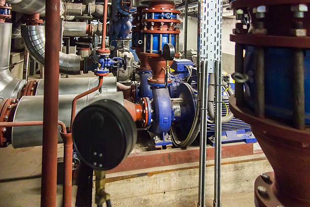 istock several water pumps with electric motors 615886146