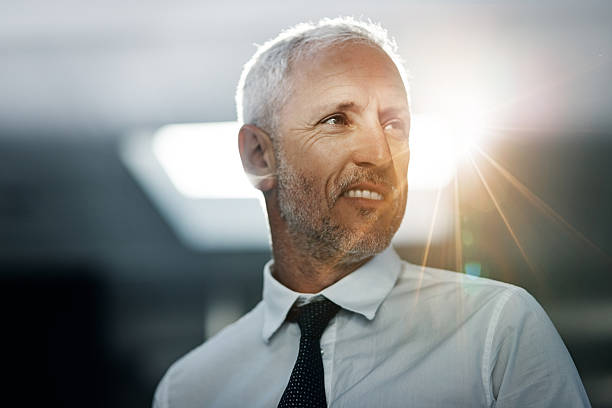 istock Taking in his office with a smile 615887150