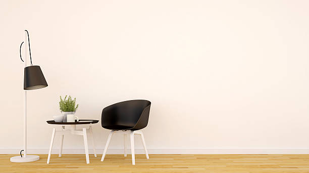 istock living room or coffee shop - 3D Rendering 615887302