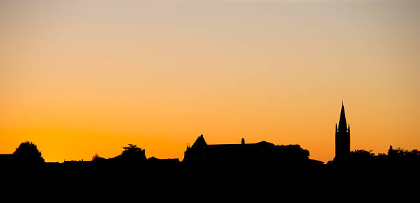 istock Saint Emilion Vineyard Sunrise, Bordeaux Wine 615889740