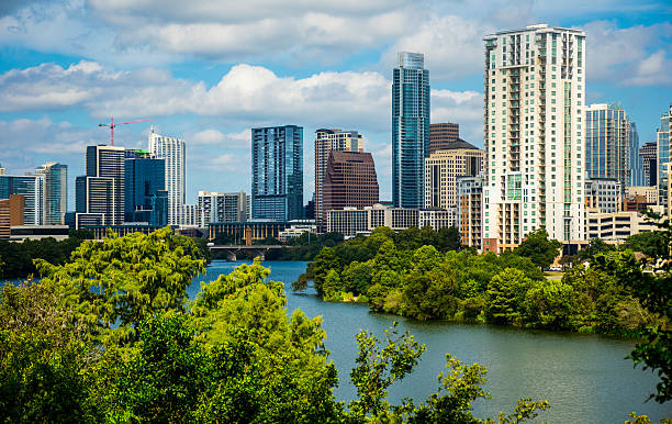 istock Travis Heights Town Lake Overlook Growing City Austin 615894366