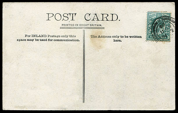 istock antique blank postcard from Britain in early 1900s 615896972