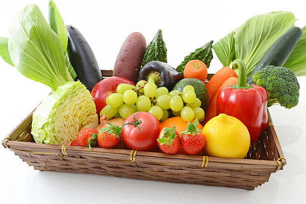 istock Fresh vegetables and fruits 615897858