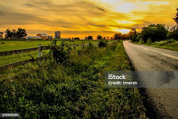 Country Roads Stock Photo - Download Image Now - Rural Scene, Farm, Road