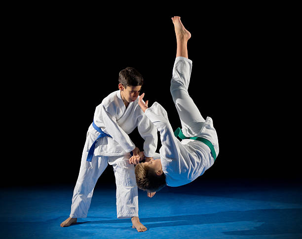 istock Boys martial arts fighters 615901222