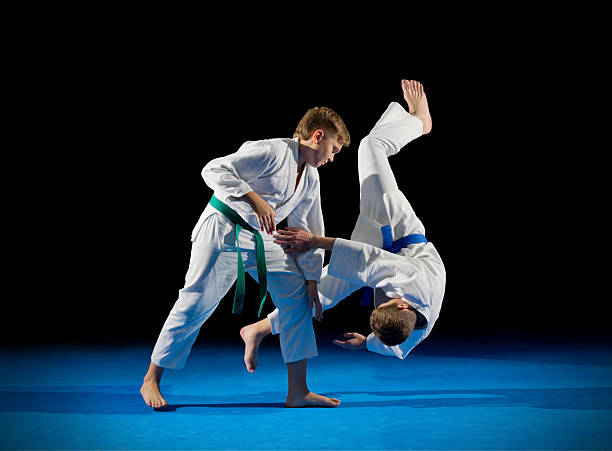 istock Boys martial arts fighters 615901258