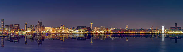 istock Liverpool skyline at dusk. 615901922