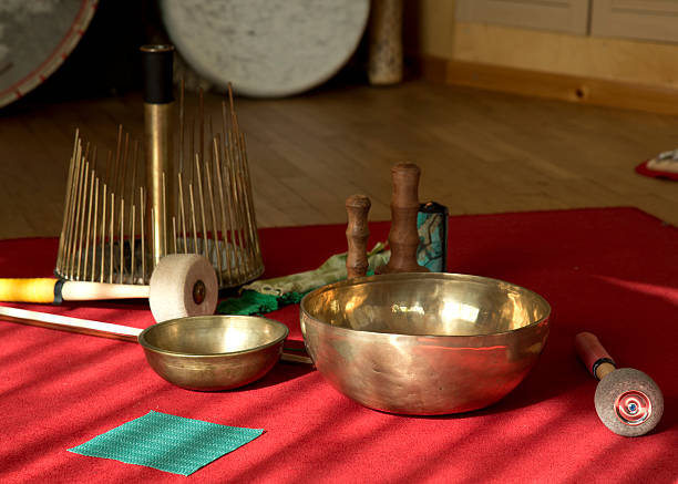 istock Rin gong, aquaphone, mallets and drum 615906022