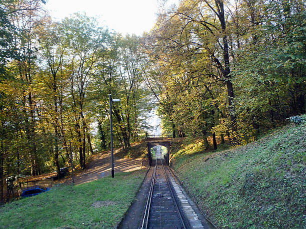 istock San Salvatore funicular line 615906654